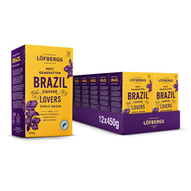 12 st Bryggkaffe Brazil 450g