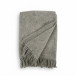 Ullpläd Bornholm Ljusgrå