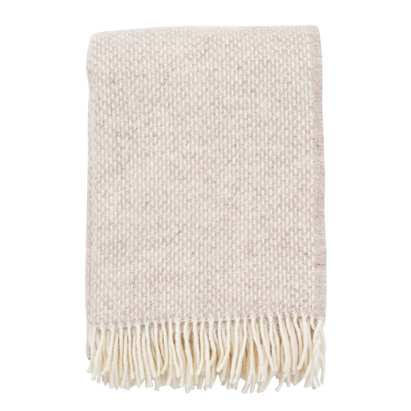 Ullpläd Preppy Beige