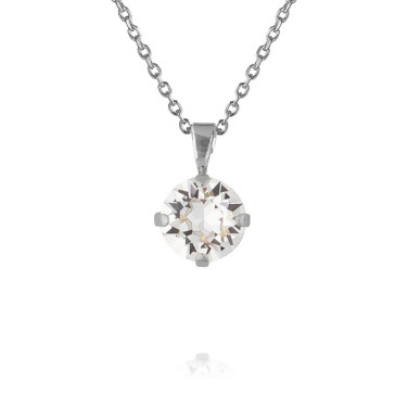 Halsband Classic Petite Rodium Crystal