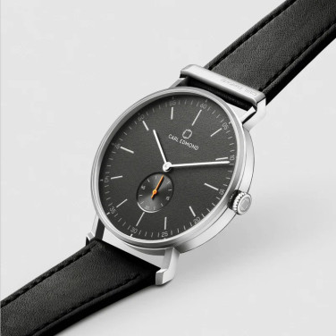 Klocka Ryolit 36 Limed Spruce Black Leather