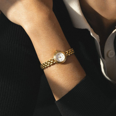 Klocka Antique Gold