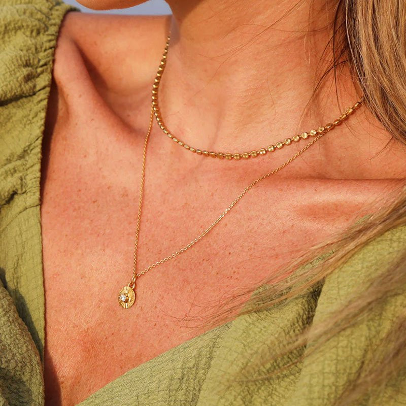 Halsband Mini Odessa Gold Crystal