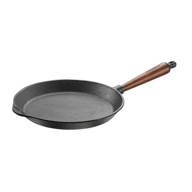 Stekpanna 28 cm Trähandtag