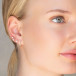 Alliance Diamond Hoops Örhänge Gold