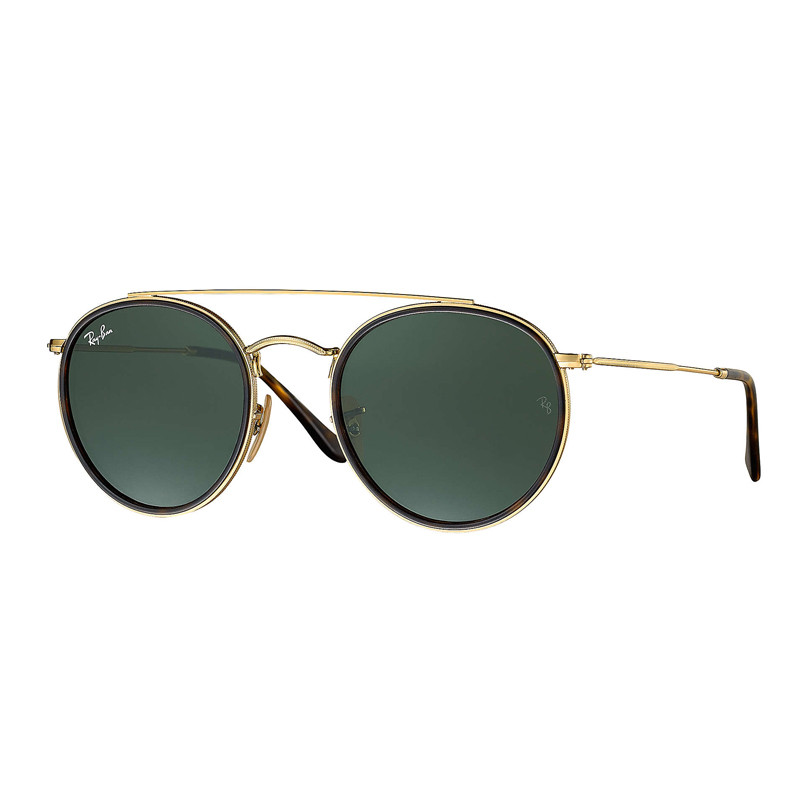 Solglasögon Rayban, Gold/Green (0RB3647N 001 51)
