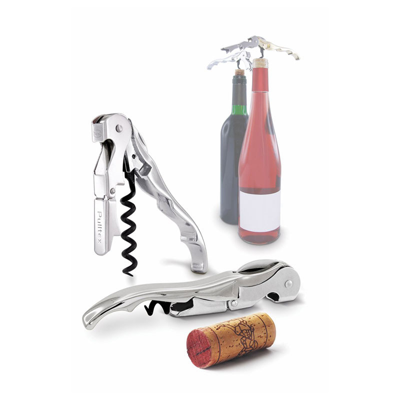 Vinöppnare Pulltaps Classic Silver med hölster
