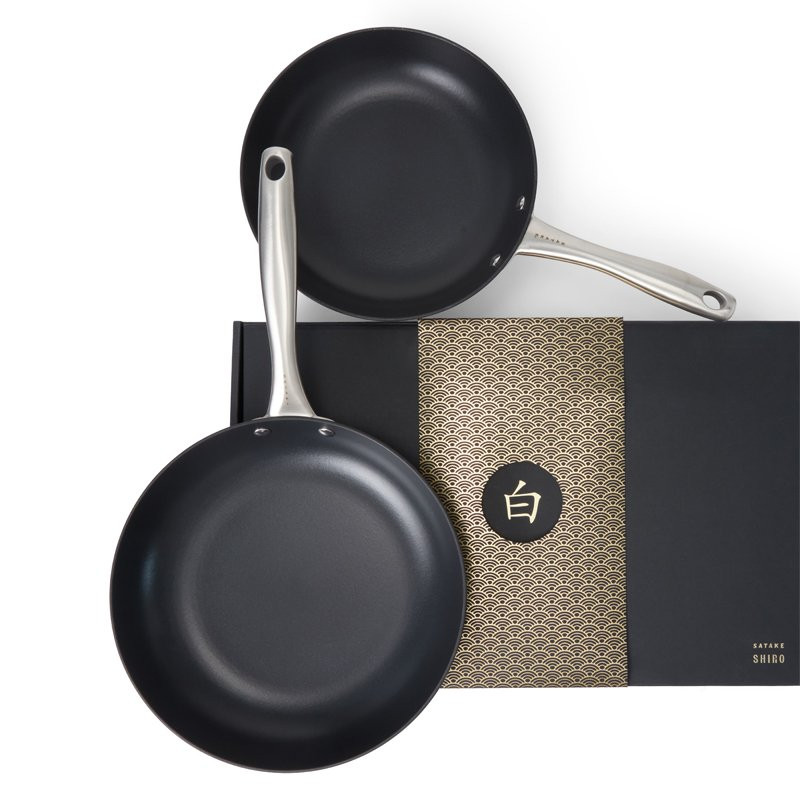 Shiro 2-pack Stekpannor i presentbox 24cm+28cm