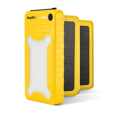 Powerbird BS10 Vikbar Solar Powerbank 10 000 mAh + Lampa